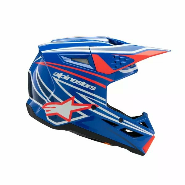 Casca Copii Alpinestars Youth S-m3 Wurx Black/Blue/Red/White-0