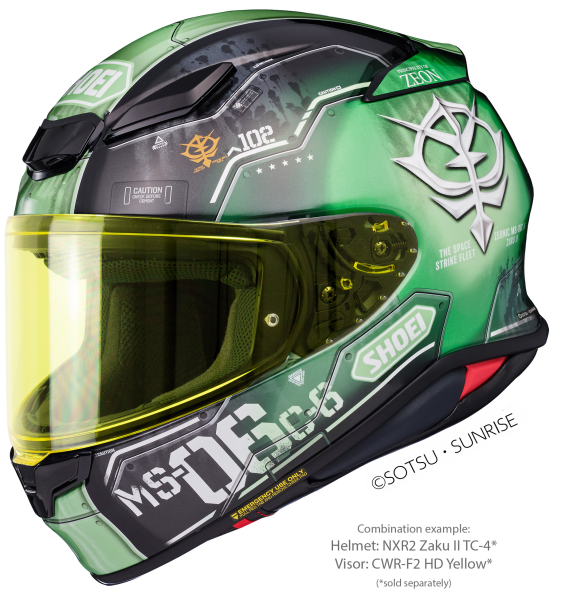 Casca integrala SHOEI NXR2 ZAKU II TC-4 Verde XL-4