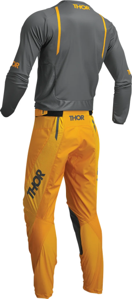 Tricou Thor Pulse Mono Gray/Yellow-1