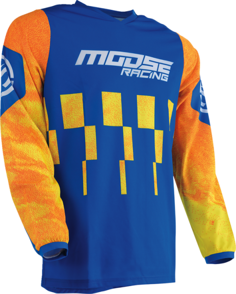 Tricou Moose Racing Qualifier Blue/Orange-6