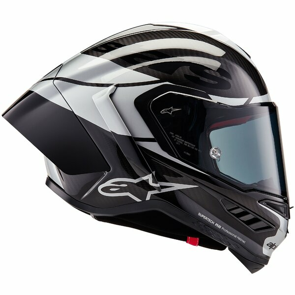 Casca integrala sport ALPINESTARS SUPERTECH R10 CARBON ELEMENT Negru/Argintiu-5
