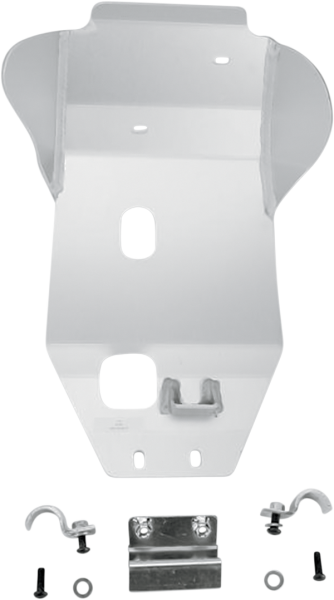 Placă de protecție din aluminiu MOOSE RACING (argintie), 1, nordicamoto.ro