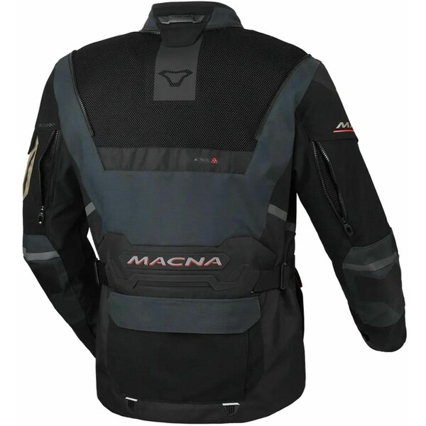 Geaca textil impermeabila touring/adventure MACNA FLEXODUS S Gri/Negru, 6, nordicamoto.ro