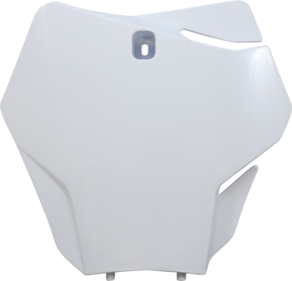 UFO Replacement Front Number Plate White -1