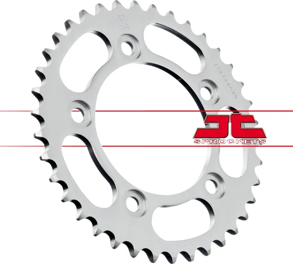 JT SPROCKETS Pinion spate din oțel, culoare naturală, 1, nordicamoto.ro