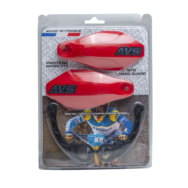 Handguards Kit Plastic Red, 2, nordicamoto.ro