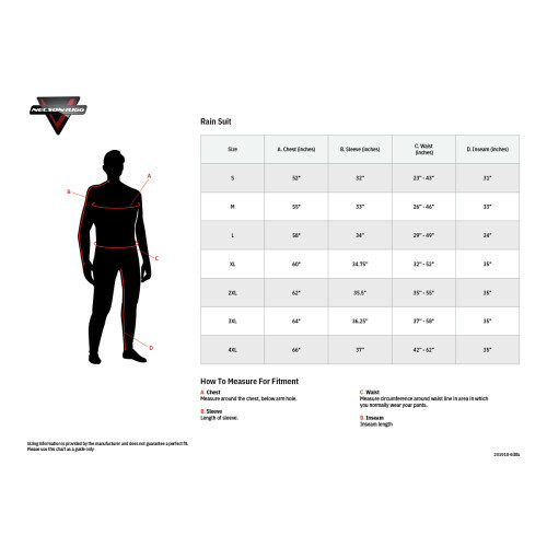 Pelerina de ploaie Nelson Rigg Solo Storm Orange/Black-1