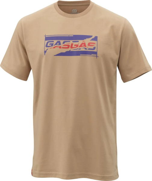 Tricou GasGas United Light Brown-0