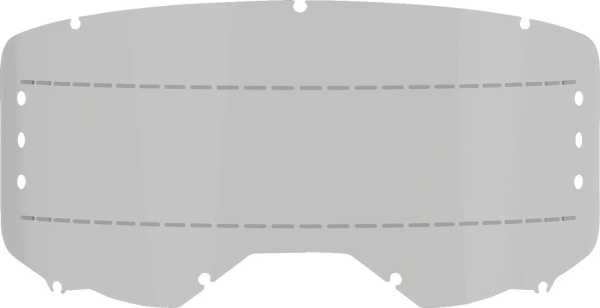 Lentilă Ochelari Alpinestars Roll-Off Vision 8 / Vision 5 / Vision 3 Gray