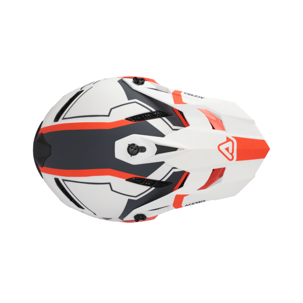 Casca Acerbis Profile 5 White/Orange-0
