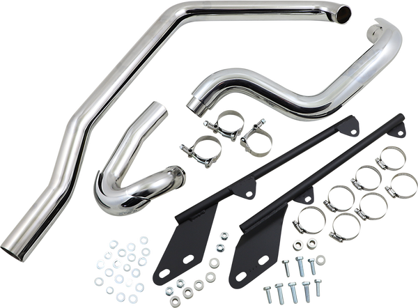 Power Curve True-dual Crossover Header Pipes Chrome, 2, nordicamoto.ro