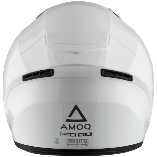 Casca AMOQ FI100 Alb mat JNR, YS, 4, nordicamoto.ro