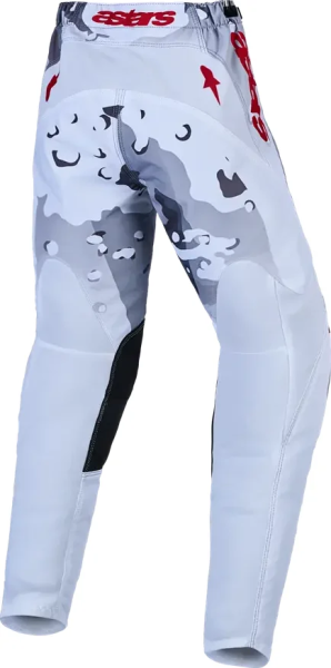 Pantaloni Copii Alpinestars Fluid Lone Gri/Alb/Rosu 22, 3, nordicamoto.ro