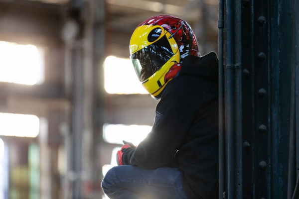 Casca Icon Airform Brozak Mips® Yellow/Red-1