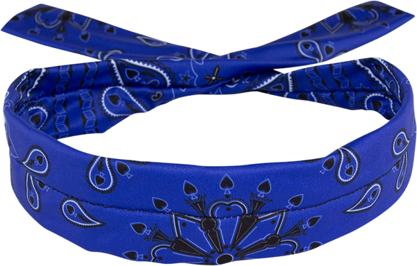 Bentita Zan Headgear Polyester Cooldanna Blue Paisley