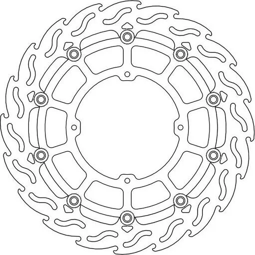 Flame Series Rotor Black