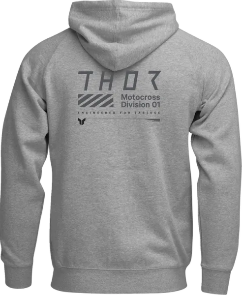 Stamp Pullover Hoodie Gray -1