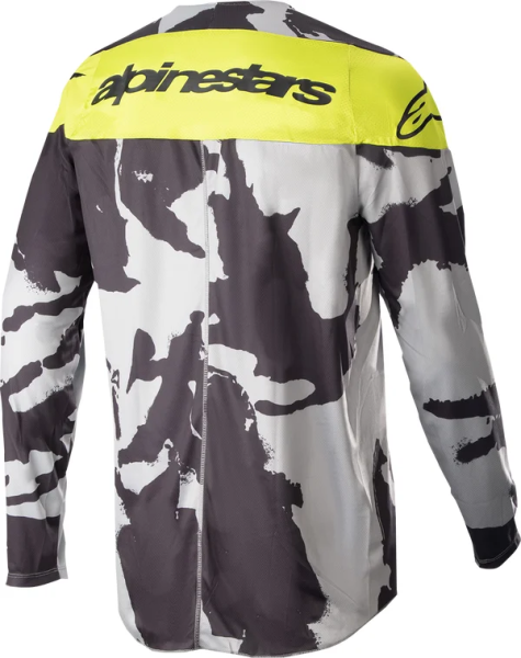 Tricou Copii Alpinestars Racer Tactical Camo Grey/Yellow-3
