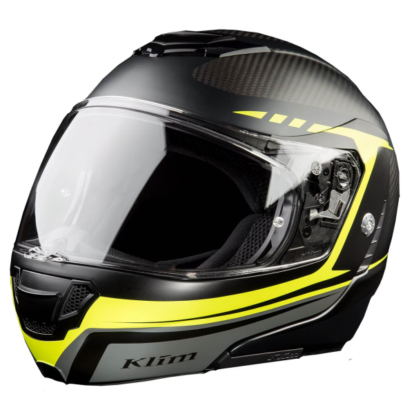 Cască Modulară Klim TK1200 Karbon ECE/DOT Gloss White-38