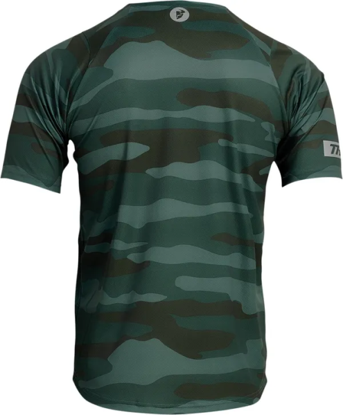Tricou MTB Thor Assist Green Camo-2