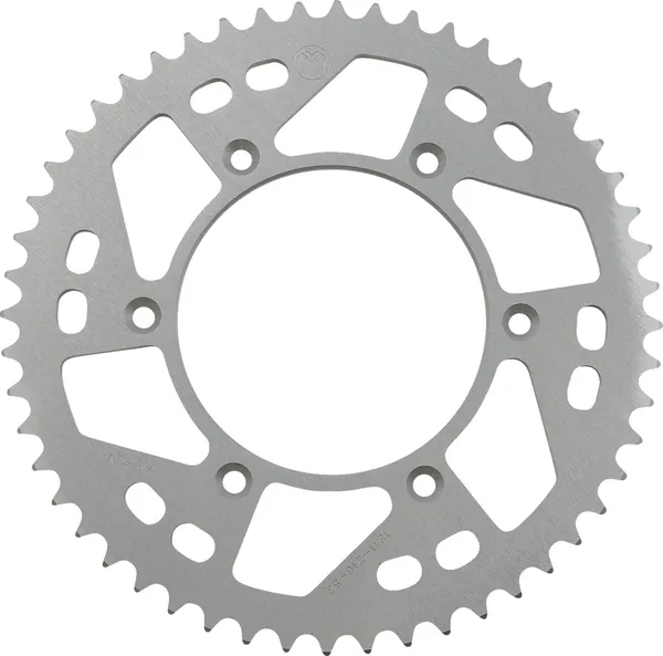 MOOSE RACING Rear Aluminum Sprocket Silver -0