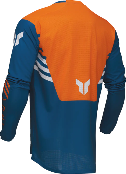 Tricou Enduro Thor Launchmode Zone Blue-4