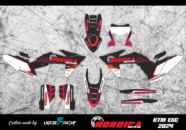 Kit stickere KTM 2024 TBI Nordicamoto