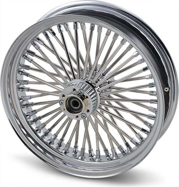 Wheel Assemblies Laced 50-spoke Front Chrome Silver, 1, nordicamoto.ro