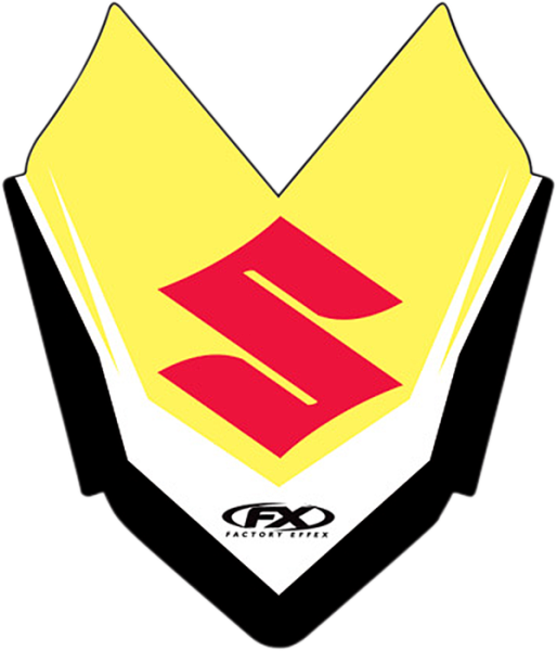 Front Fender Graphic Kit Red, White, Yellow, 1, nordicamoto.ro