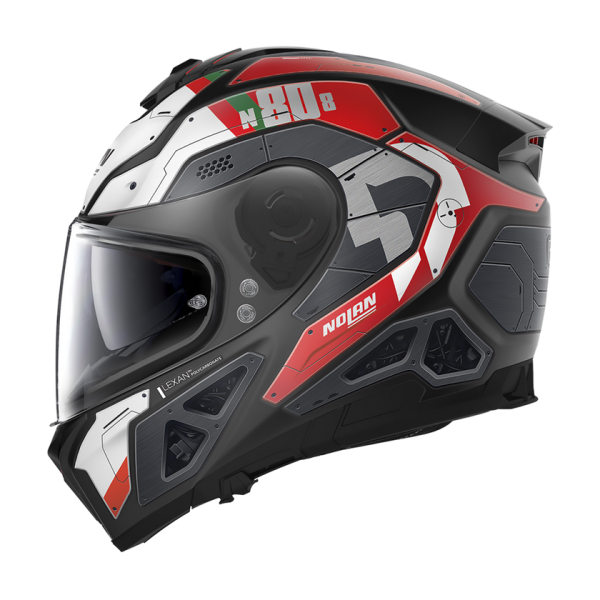 Casca Moto Nolan N80-8 Flat Lava Gray - Black/Yellow-0
