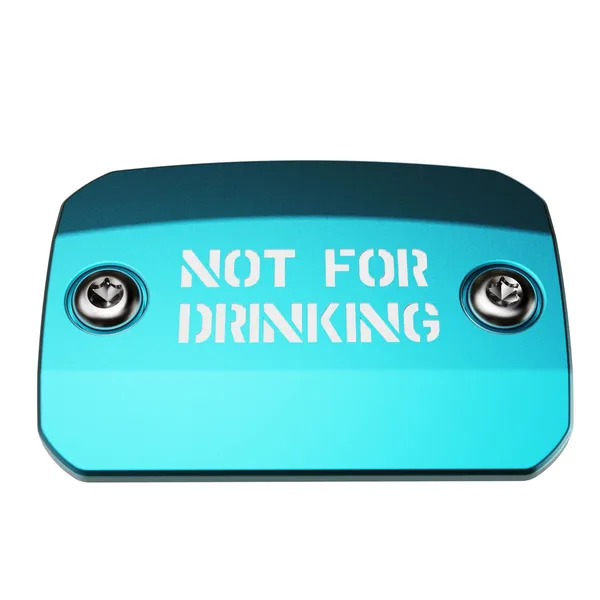 Brake Reservoir Lid Turquoise, Anodized -0