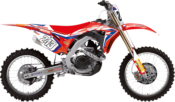 Replica Team Graphic Kits With Seat Covers Blue, Red, White, 5, nordicamoto.ro