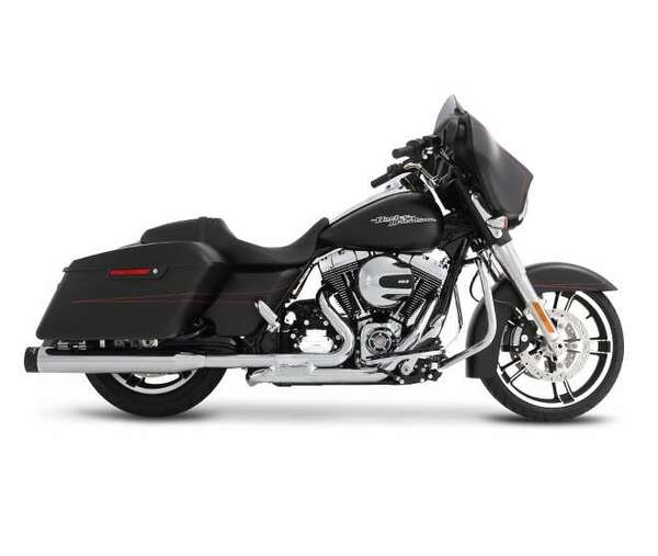 Muffler Slip-on 4(r) Slimline Duals Touring Chrome, 1, nordicamoto.ro