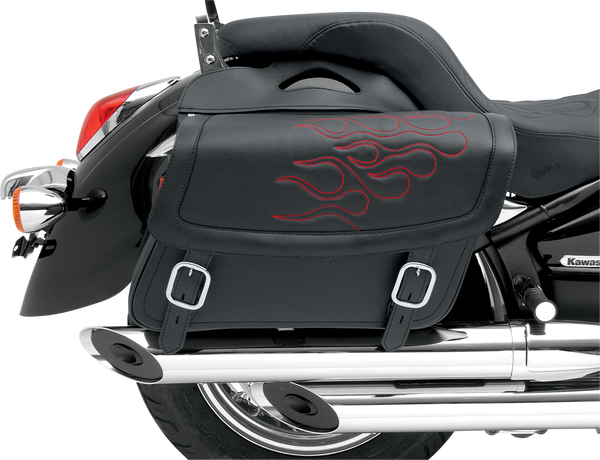 Highwayman Tattoo Saddlebags Red, Black M, 1, nordicamoto.ro