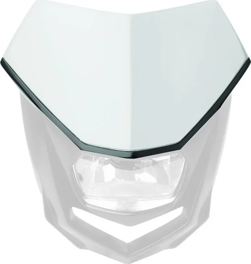 Replacement Plate For Halo Headlight White, 1, nordicamoto.ro