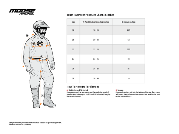 Youth Agroid Pants Blue, Orange 20, 5, nordicamoto.ro