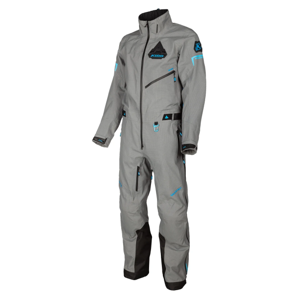 Combinezon Snowmobil Klim Lochsa FIVE Non-Insulated Gri/Albastru S, 7, nordicamoto.ro