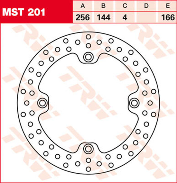 Disc de frână fix, rotund, 250–299 mm, 2, nordicamoto.ro