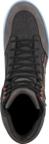 Cizme Alpinestars Primer J-6 Waterproof Canvas Black Anthrcite Light Blue-1