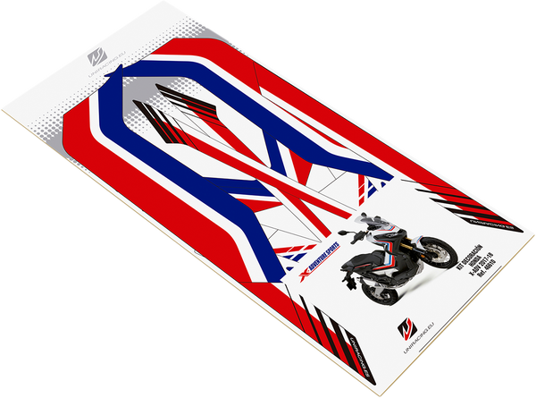 Scooter Decal Set Blue, Red, White, 2, nordicamoto.ro