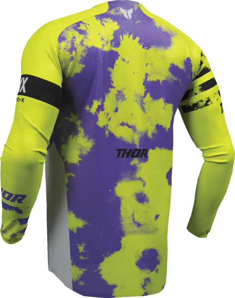 Youth Launchmode Bleach Jersey Purple, Yellow -2
