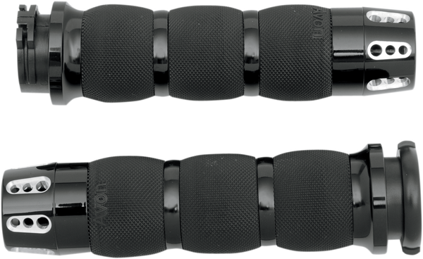 Gatlin Air Cushioned Grips Black, 1, nordicamoto.ro