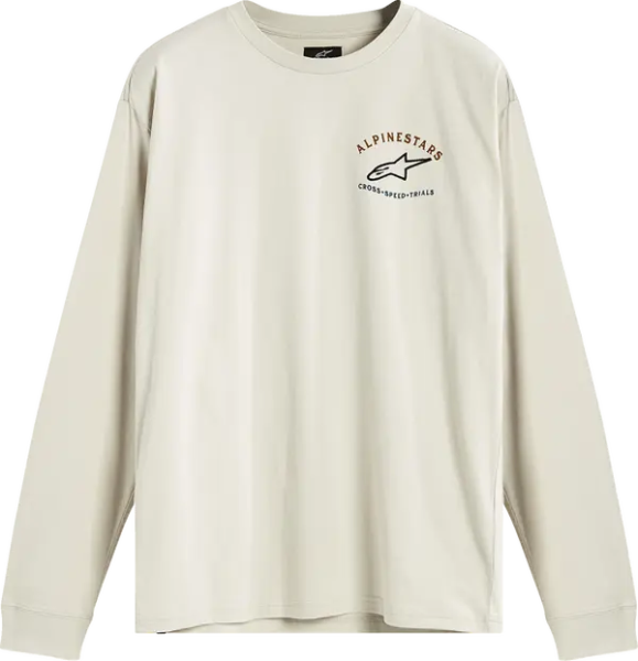 Full Face Long-sleeve T-shirt White-2
