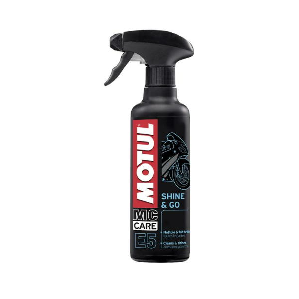 Motul E5 Shine & Go 400ml – Spray luciu și protecție pentru motocicletă, 1, nordicamoto.ro