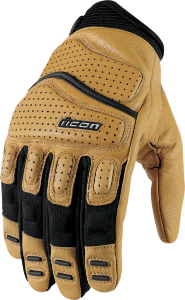 Manusi Piele Icon Superduty™ Black/Tan/White 2XL, 1, nordicamoto.ro