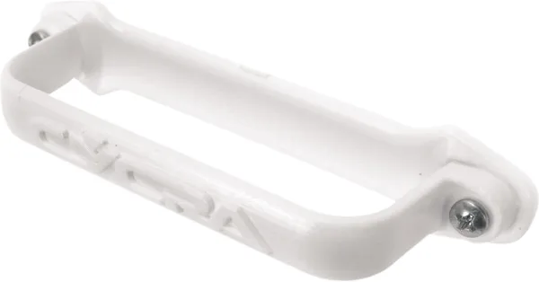 Front Number Plate Brake Hose Guide White-0