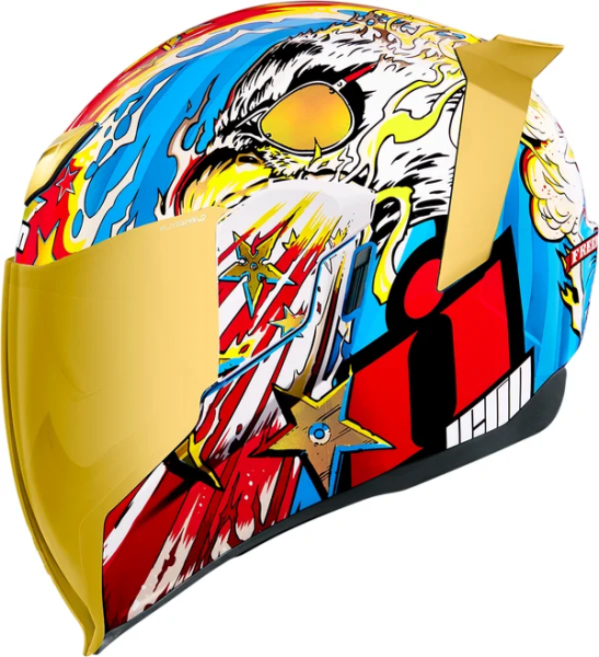 Airflite Freedom Spitter Helmet Gold, Multi 2XL, 10, nordicamoto.ro