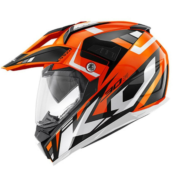 Casca Kappa KV30 EVO Grayer Dual Glossy orange / Black-5ce0591349f030a1a9a2f13ae0e83149.webp