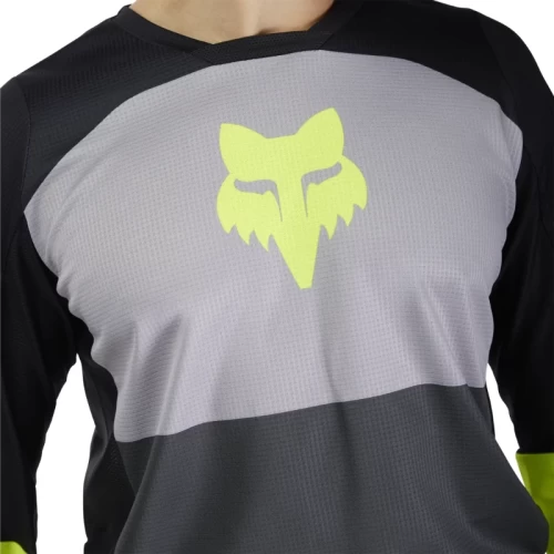 Tricou Fox MX-180 Flow Negru/Galben XXL, 5, nordicamoto.ro