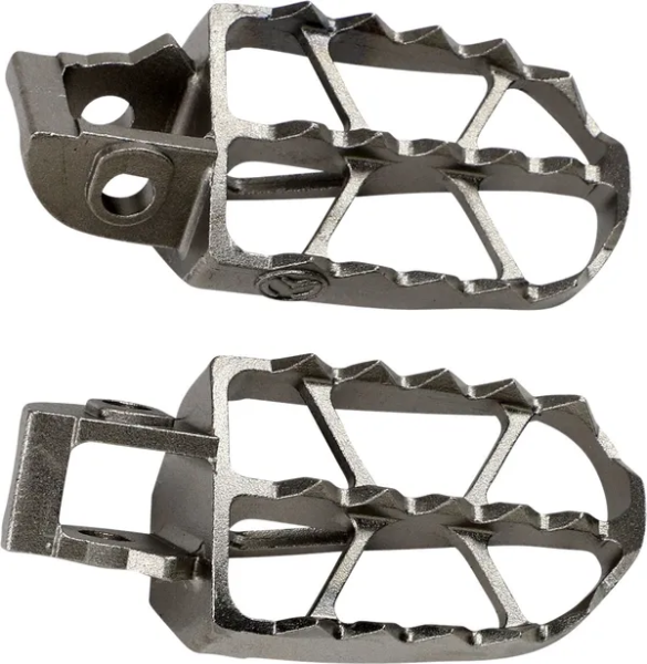 MOOSE RACING Nd Series Footpegs Silver -0